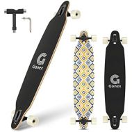 Gonex Longboard Skateboard, 42 Inch Drop Through Long Board Complete 9 Ply Maple Cruiser Carver for Girls Boys Teens Adults Beginners