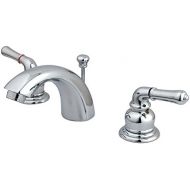 Elements of Design Victorian EB951 Mini Widespread Lavatory Faucet with Retail Pop-Up, 4-Inch to 8-Inch, Polished Chrome