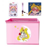 [아마존베스트]Kerrs Choice Collapsible Fabric Cube Storage Bin Sailor Moon Foldable Cloth Baskets | Sailor Moon Office Desk Room Decoration Gift