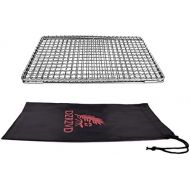 DZRZVD-The Bushcraft Backpackers Grill Grate - Welded Stainless Steel Mesh (Camping Fire Rated)
