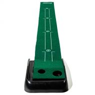 Franklin Sports?Indoor Golf Putting Green ? Portable Authentic?9?Foot?Mat with Auto Ball Return ?Golf Training Aid & Putting Practice Game ? Real Course Feel (92049X)