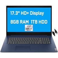 2021 Flagship Lenovo IdeaPad 3 Business Laptop 17.3 HD+ Display 10th Gen Intel 4-Core i5-1035G1 (Beats i7-8665U) 8GB RAM 1TB HDD Intel UHD Graphics Fingerprint Dolby Win10 + HDMI C