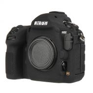 STSEETOP Nikon D850 Case, Professional Silicone Rubber Camera Case Cover Detachable Protective CAE for Nikon D850 (Black)