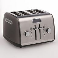 KitchenAid KMT422QG 4-Slice Toaster with Manual High-Lift Lever and Digital Display - Liquid Graphite