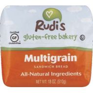 Rudis Gluten Free Multigrain Sandwich Bread, 18 Ounce - 8 per case.