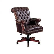 Winners Victory Office Chair in Dark Brown Leatherette