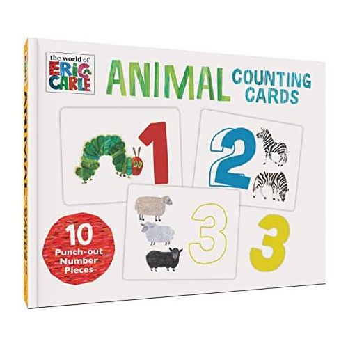  [아마존베스트]Chronicle Books The World of Eric Carle Animals Counting Cards (Numbers Flash Cards for Toddlers, Toddler Animal Flash Cards)
