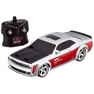Jada Toys Bigtime Muscle 1:16 2019 Dodge Challenger SRT Hellcat RC Remote Control Car 2.4 GHz Silver, Toys for Kids and Adults