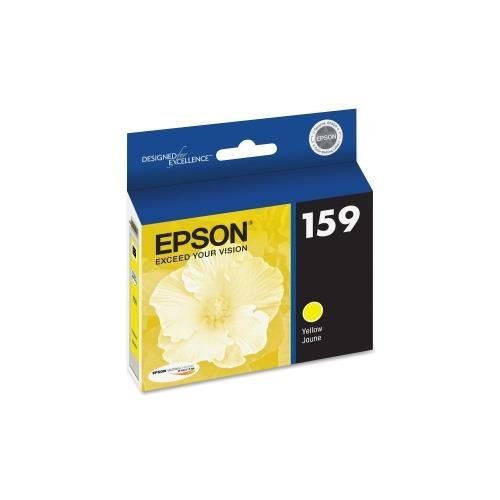 엡손 Epson UltraChrome Hi-Gloss 159 Ink Cartridge - Yellow - Inkjet for Epson Stylus Photo R2000 Ink Jet Printer T159420