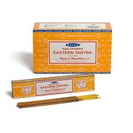 인센스스틱 Satya Nag Champa Eastern Tantra Incense Sticks Agarbatti 180 Grams Box | 12 Packs of 15 Grams Each in a Box | Export Quality