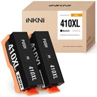 INKNI ( New Chip ) Remanufactured Ink Cartridges Replacement for Epson 410XL 410 XL T410XL for Expression XP-7100 XP7100 XP-530 XP-640 XP-830 XP630 XP640 XP-630 XP-635 Printer (Bla