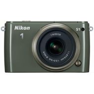 Nikon 1 S1 10.1 MP HD Digital Camera with 11-27.5mm VR 1 NIKKOR Lens (Khaki)
