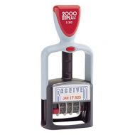 Cosco 2000 PLUS Self-Inking, Two-Color Date and RECEIVED Stamp, 1-3/4 x 1-1/8 impression, Red and Blue Ink (011034)