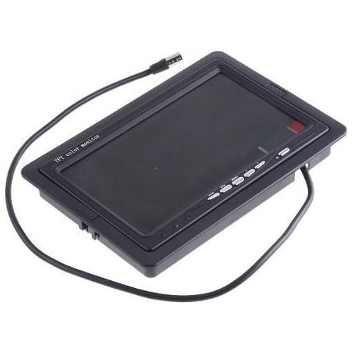  BW 7 inch High Resolution 800*480 TFT Color LCD Car Rear View Camera Monitor Support Rotating The Screen and 2 AV Inputs