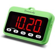 [아마존베스트]DreamSky Digital Timer with Large Clear Display, Count Down/Stopwatch Function, Magnetic Back, Battery Operated, Easy to Use