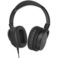 [아마존베스트]Thomson Headset with Microphone and Long Cable (Stereo Headphones for PC or TV, Over-Ear Earphones with Volume Control, 8 m Cable, 3.5 mm Jack Cable, 6.35 mm Adapter)