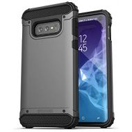 Encased Heavy Duty Galaxy S10E Case - Military Grade Protection for Samsung S10 E (Gunmetal)