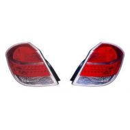Go-Parts PAIR/SET - OE Replacement for 2007 - 2010 Saturn Aura Rear Tail Lights Lamps Assemblies / Lens / Cover - Left & Right (Driver & Passenger) Replacement For Saturn Aura