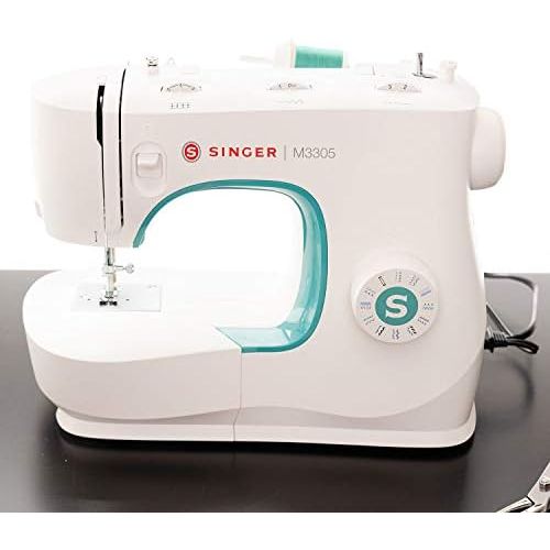 싱거 [아마존베스트]Singer Free-Arm Sewing Machine M3305 White,Green