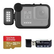 GoPro Media Mod, + GoPro Light Mod, + Sandisk Extreme 32GB MicroSDHC Card and Memory Card Reader, (ALTSC-001) (AJFMD-001) Official GoPro Accessory’s for the HERO8…