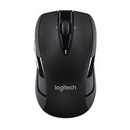 Logitech M545 Wireless Mouse  Side-to-Side Scroll Wheel and 2-Thumb Buttons Make Computer and Laptop Navigation Effortless, Ergonomic Shape for Right/Left Hand Use, USB Unifying R