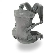 Graco Cradle Me 4 in 1 Baby Carrier Includes Newborn Mode with No Insert Needed, Mineral Gray