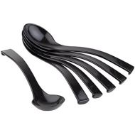 Getgastro Food Spoons, Set of 6San (Styrene Acrylonitrile Plastic Filter Dust Guard Dustproof Mesh Black Dishwasher, Xtra Value/Diameter 6cm Length: 23cm | Sun
