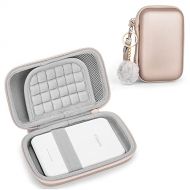 Yinke Case for Canon Ivy Mobile Mini Photo Printer/ Canon Ivy CLIQ 2/+2 Instant Camera Printer, Travel Carry Bag Protective Cover (Rose Gold)