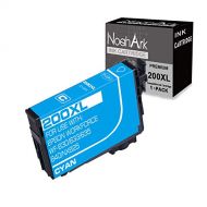 NoahArk 1 Packs 200XL Remanufactured Ink Cartridge Replacement for Epson 200 XL 200XL T200XL use for Expression Home XP-200 XP-300 XP-310 XP-400 XP-410 Workforce WF-2520 WF-2530 WF
