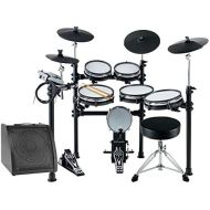 [아마존베스트]XDrum DD-530 MAXI LIVE KIT E-Drum Set - Electronic Drum Kit with 400 Sounds and Learning Function - 4 Pads with Mesh Heads - 4 Cymbal Pads - Includes Drum Monitor, Stool and Cable