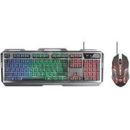 [아마존베스트]Trust Gaming Trust GXT 845 Tural Gaming Keyboard and Mouse, Black