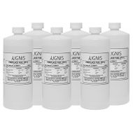 Ignis Ethanol Fuel Fireplace Fuel 6 Bottle Pack for Ventless Ethanol Fireplaces- Eco-Friendly