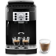 Visit the De’Longhi Store DeLonghi Magnifica S ECAM 22.110.B fully automatic coffee machine with milk frother for cappuccino, with espresso direct selection buttons and rotary control, 2-cup function, 1.8 l
