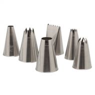 Ateco 787 - 6 Piece Decorating Tube Set, Includes Stainless Steel Tips: 804, 808, 827, 864, 846, 898: Food Decorating Tools: Kitchen & Dining