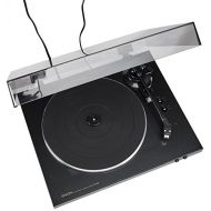 Denon DP-300F Fully Automatic Analog Turntable with Built-in Phono Equalizer Unique Tonearm Design Hologram Vibration Analysis Slim Design