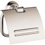 AXOR Toilet Paper Holder Easy Install 6-inch Classic Accessories in Polished Nickel, 42036830