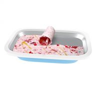 [아마존베스트]Ice Cream Roller Plate-Anti-Griddle Pan with 2 Spatulas for Easy Homemade Rolled Ice Cream, Gelato, Sorbet-Frozen Treat Maker by Classic Cuisine