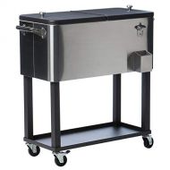 Premium Trinity TXK-0806 Stainless Steel Cooler with Cover, 80 qt,