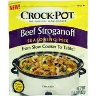 Crock Pot Beef Stroganoff Seasoning Mix (1.5 oz Packets) 3 Pack