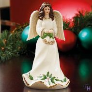 Holiday Angel with Bells Crafted of hand painted Lenox ivory fine china Lenox
