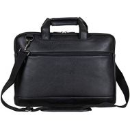 [아마존베스트]Kenneth Cole Reaction ProTec Faux Pebbled Leather Slim 16 Laptop Business Briefcase / Tablet Bag, Black