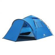 Wai Sports & Outdoors HUILINGYANG Outdoor Automatic Double-Layer Rainproof One-Bedroom One-Bedroom Family Self-Driving Camping Tent, Size: (260+110) x220x145cm Tents & Accessories