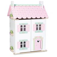 Le Toy Van - Inconic Sweetheart Cottage Large Wooden Doll House Gorgeous 3 Storey Wooden Dolls House Play Set Great As A Gift Suitable For Ages 3+