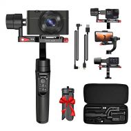 Hohem Isteady Multi 3-Axis Gimbal Stabilizer for Sony RX100 Series, Sony RX0, X3000, Gopro Hero 7, iPhone X XR XS, Handheld Gimbal Stabilizer with Tripod for Action Camera Digital