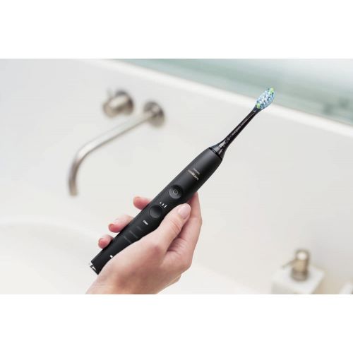 필립스 Philips Sonicare DiamondClean Smart 9500 Rechargeable Electric Toothbrush, Black HX9924/11