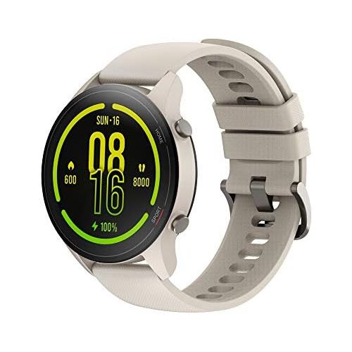 샤오미 [아마존베스트]Xiaomi Mi Watch Smart Watch, 1.39 Inch AMOLED HD Display, Measures and Monitors Blood Oxygen Level, Heart Rate, Stress Level, Sleep Cycle, GPS, 17 Sports Modes, 5 ATM, 16 Days Batt
