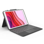 Logitech Combo Touch for iPad (7th, 8th and 9th generation) keyboard case with trackpad, wireless keyboard, and Smart Connector technology ? Graphite