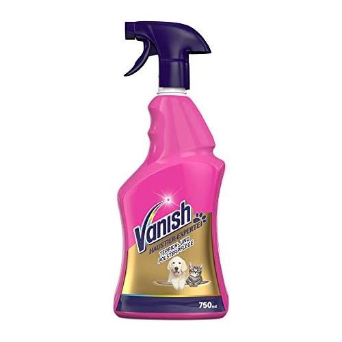  [아마존베스트]Vanish Pet Expert Carpet Cleaner - Carpet & Upholstery Cleaning Spray - Against Dirt & Odour of Urine - Spot removal of stains - 1 x 750 ml