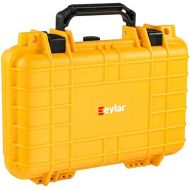 Eylar Protective Gear and Camera Hard Case Waterproof Dry Box with Foam 11.6 Inch 8.3 Inch 3.8 Inch (Yellow)