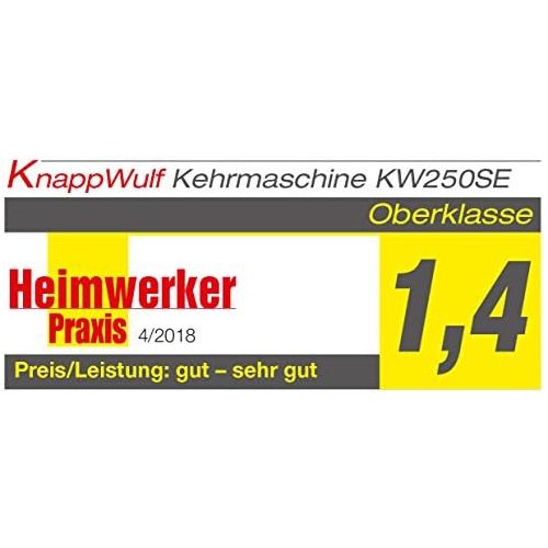  KnappWulf Kehrmaschine XL Kehrbreite mit verschiedenen Aufsaetzen 4in1